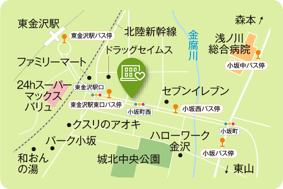 イーパーク周辺地図